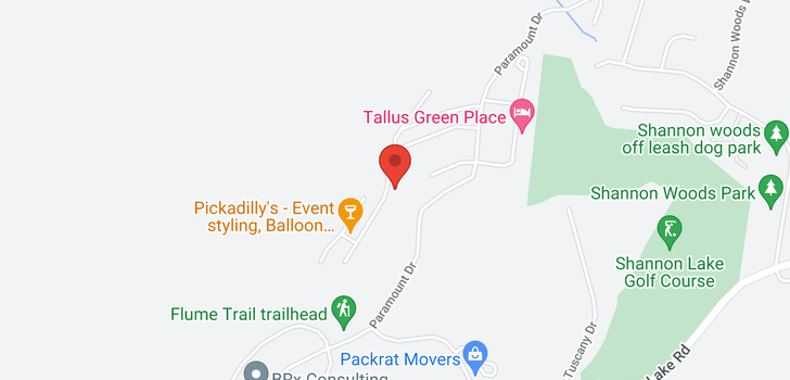 map of 2453 Tallus Heights Drive